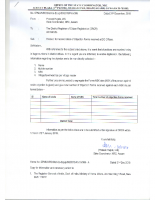 Protocol for reconciliation of Objection Forms received at DC Offices