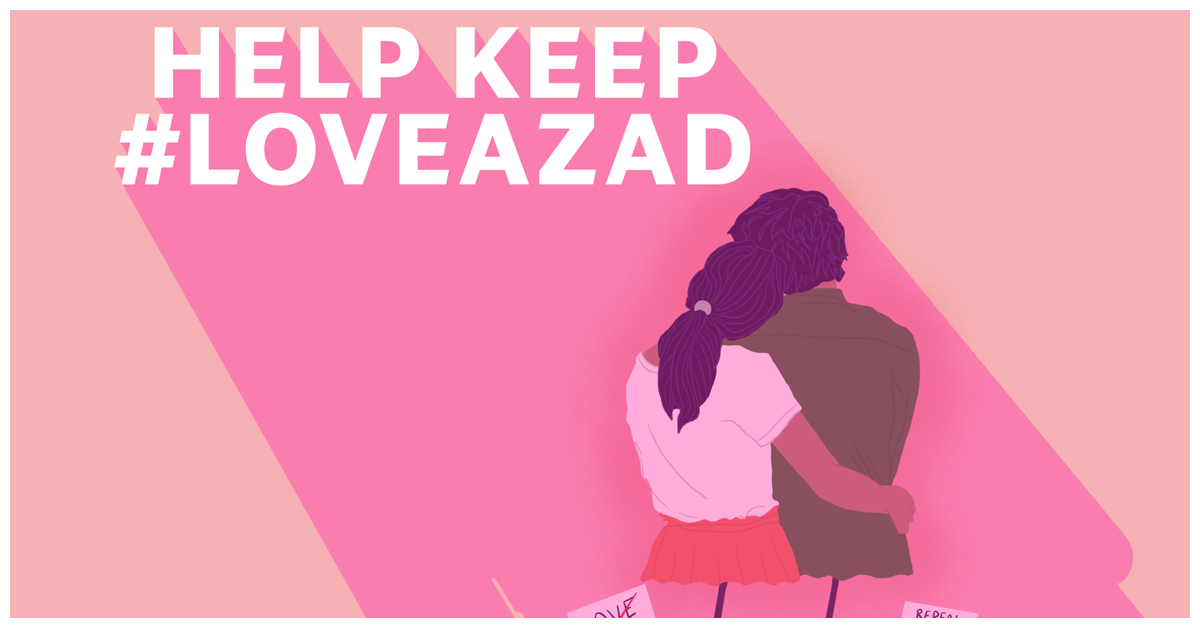 Lend your voice to CJP’s #LoveAzaad campaign