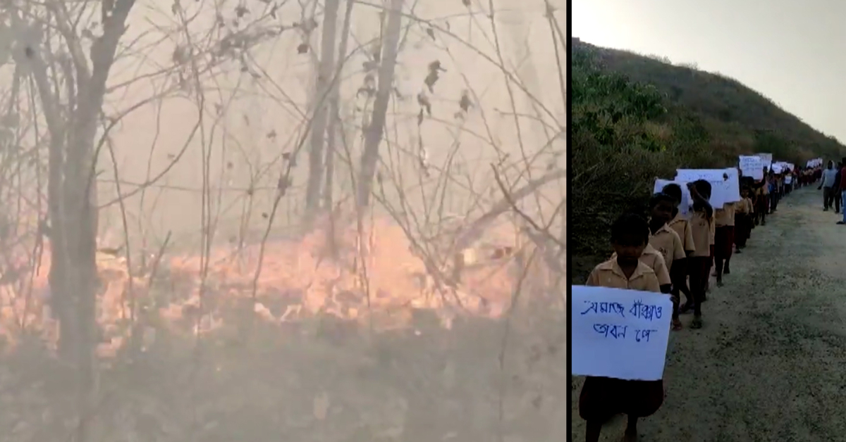 Ayodhya Hills on Fire: CJP fellow brings us images from ground zero