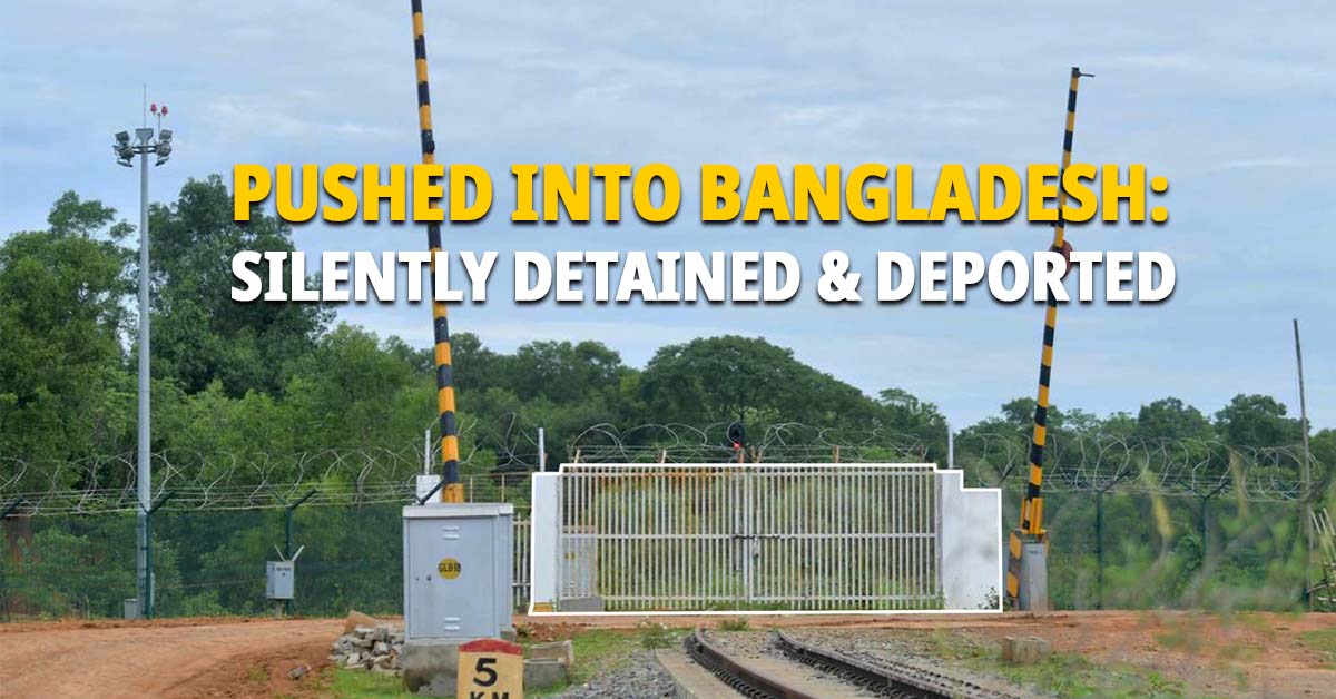 Pushed in to Bangladesh